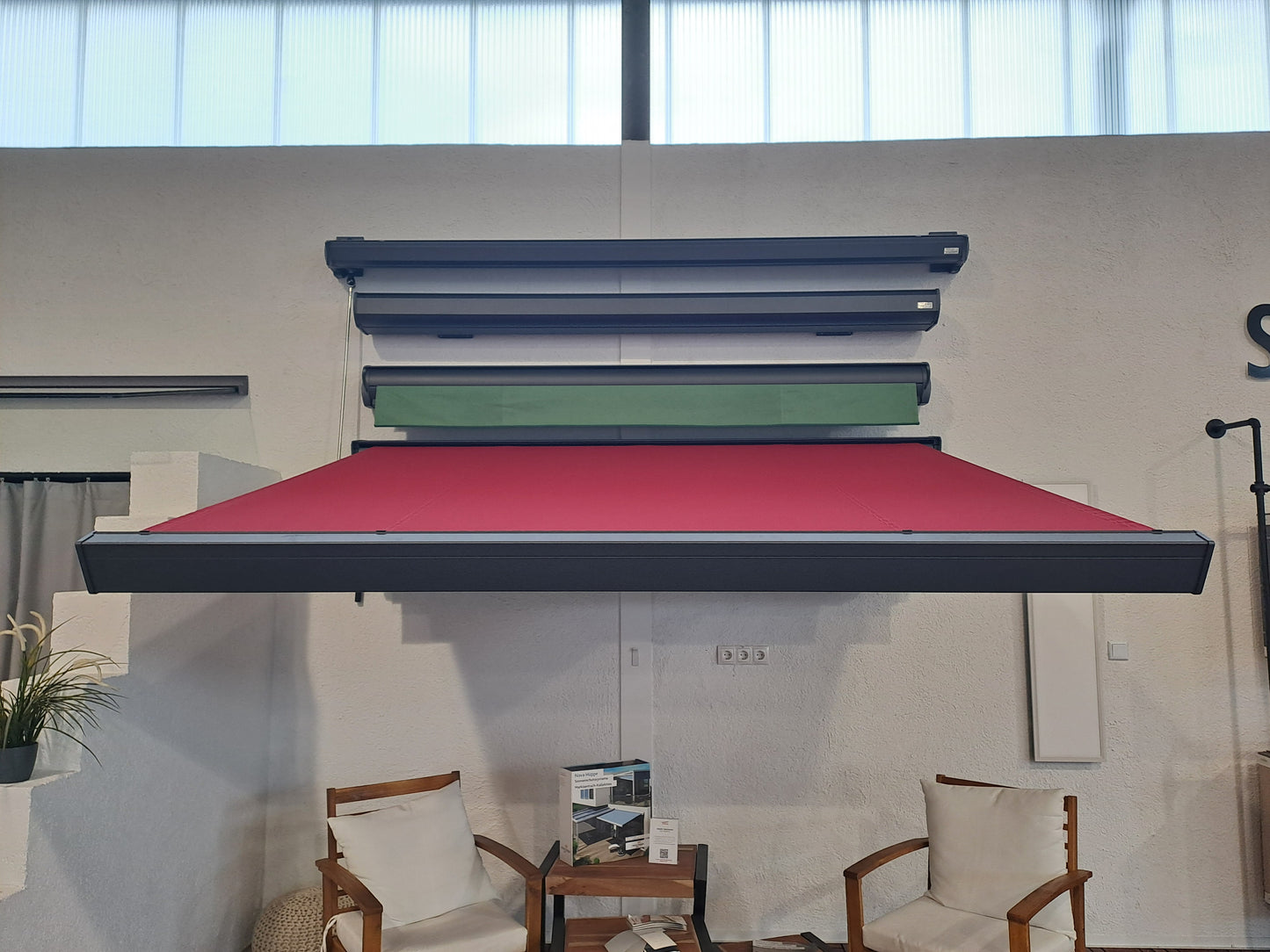 Kassettenmarkise Trentino Eckig, 2,50m x 2,00m - ohne Montage