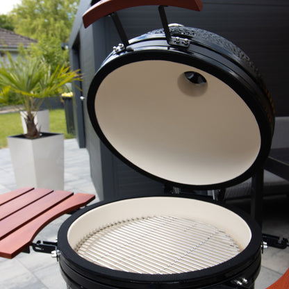 BBQ-First Grill, Standgrill, Holzkohlegrill, Keramik-Grill
