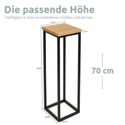 holz4home Blumenständer 3-tlg. SET