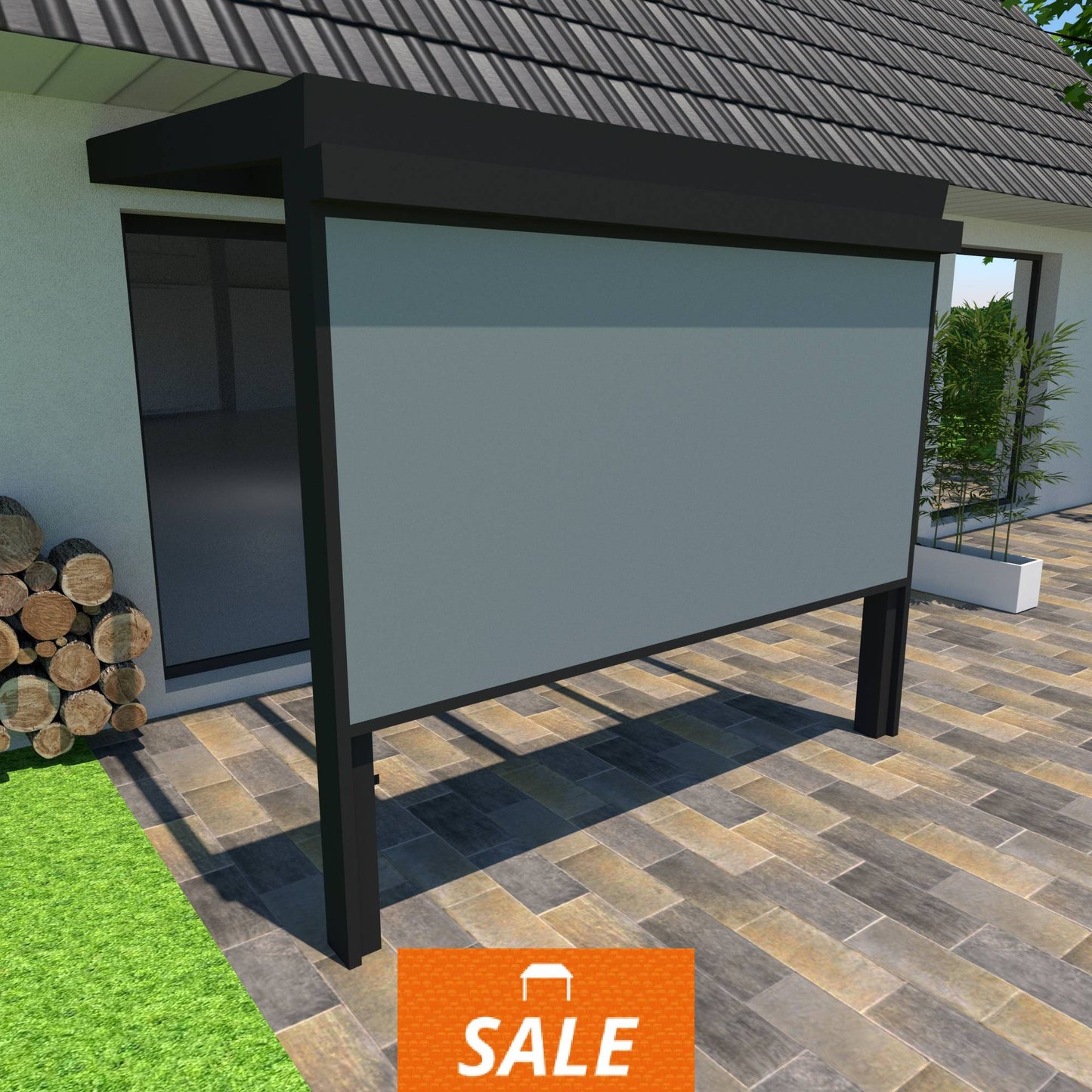 Schweng VSZ 105 Senkrechtmarkise - 2,5m x 1,25m - ohne Montage