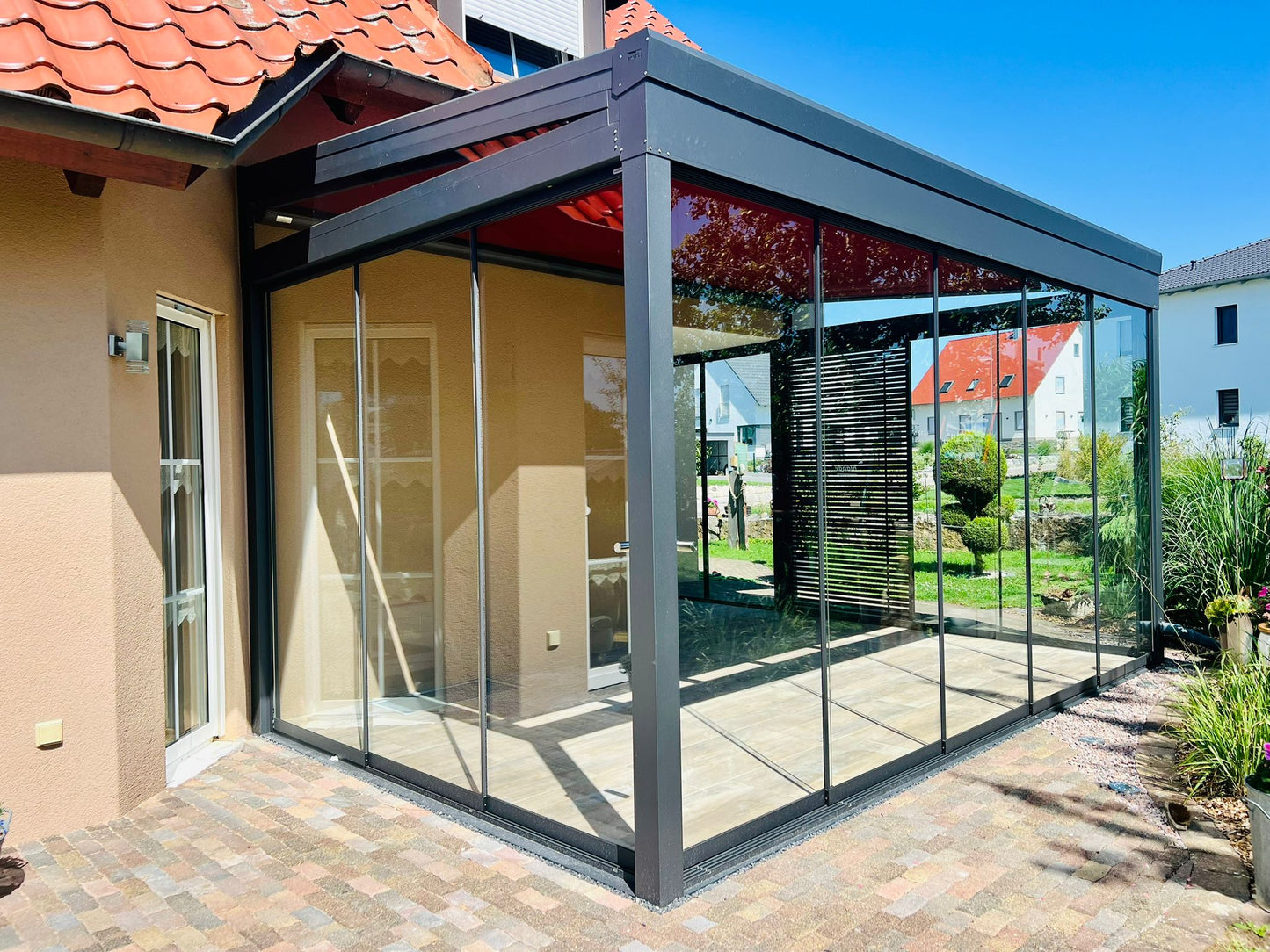 Schweng Glasschiebeanlage VG13 oder VG15 - Premium (konfigurierbar)