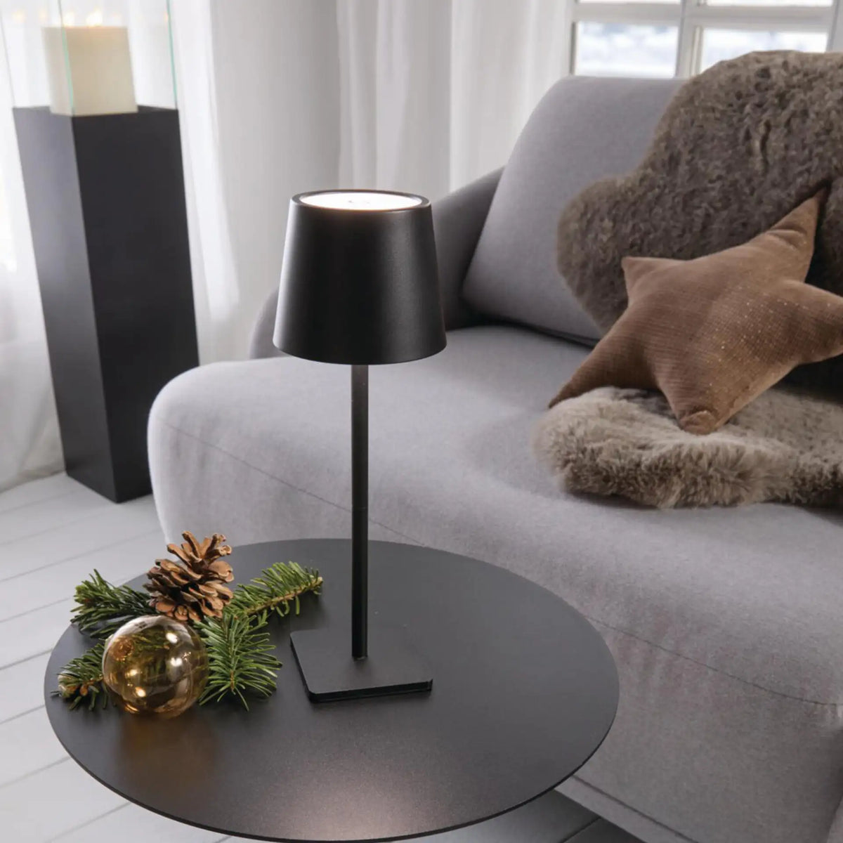 LED-Tischlampe "Black Touch"