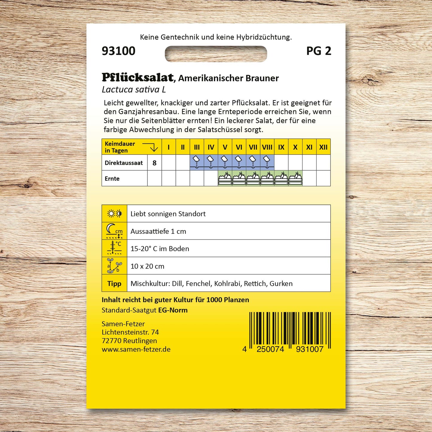 Pflücksalat Amerikanischer Brauner