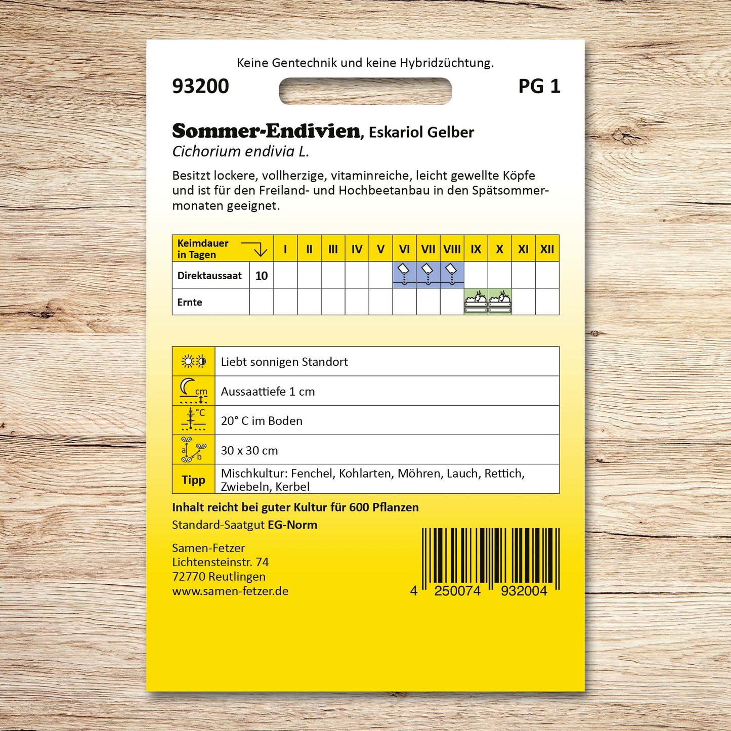 Sommerendivien Eskariol Gelber