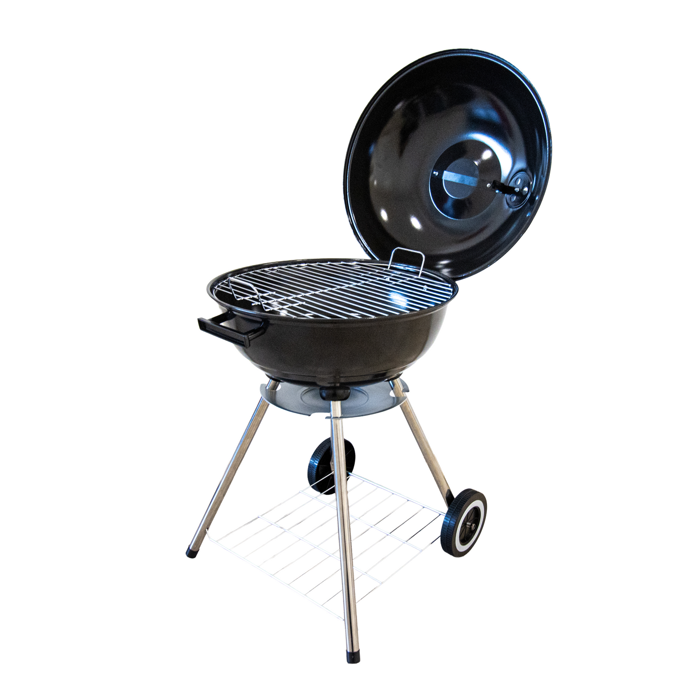 Camping Edelstahl Holzkohle Kugelgrill