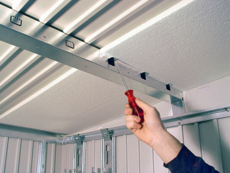 Biohort Gerätehaus AvantGarde® – konfigurierbar - dunkelgrau-metallic