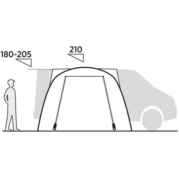 Easy Camp Tunnel-Busvorzelt Eidfjord