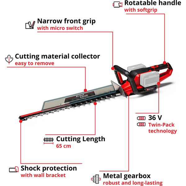 Einhell Akku-Heckenschere