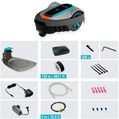GARDENA Mähroboter smart SILENO city 400m² Set