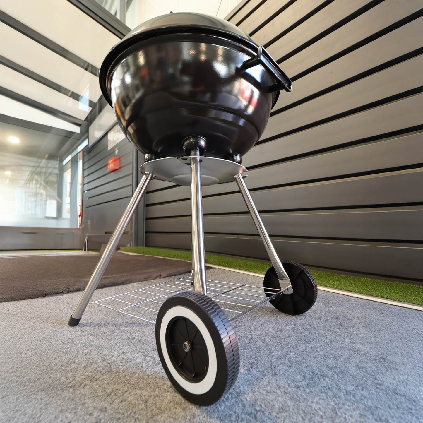 Camping Edelstahl Holzkohle Kugelgrill