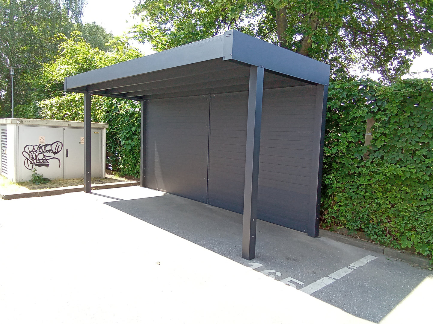 Flachdachcarport C600 (konfigurierbar)