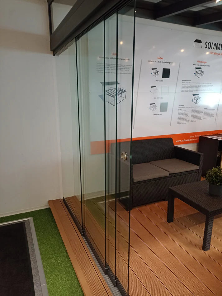 Schweng Glasschiebeanlage VG13 oder VG15 - Premium (konfigurierbar)