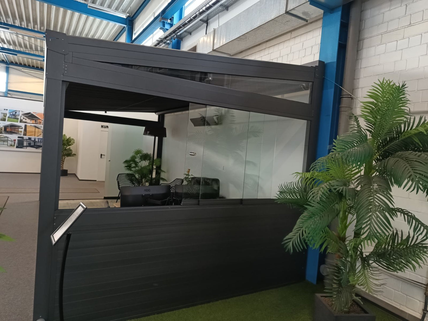 Schweng Sommergarten S400 Anthrazit - 6,00m x 3,00m - ohne Montage