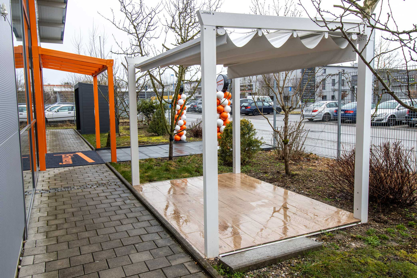 Faltpergola Pergotenda Palladia - Anthrazit DB703