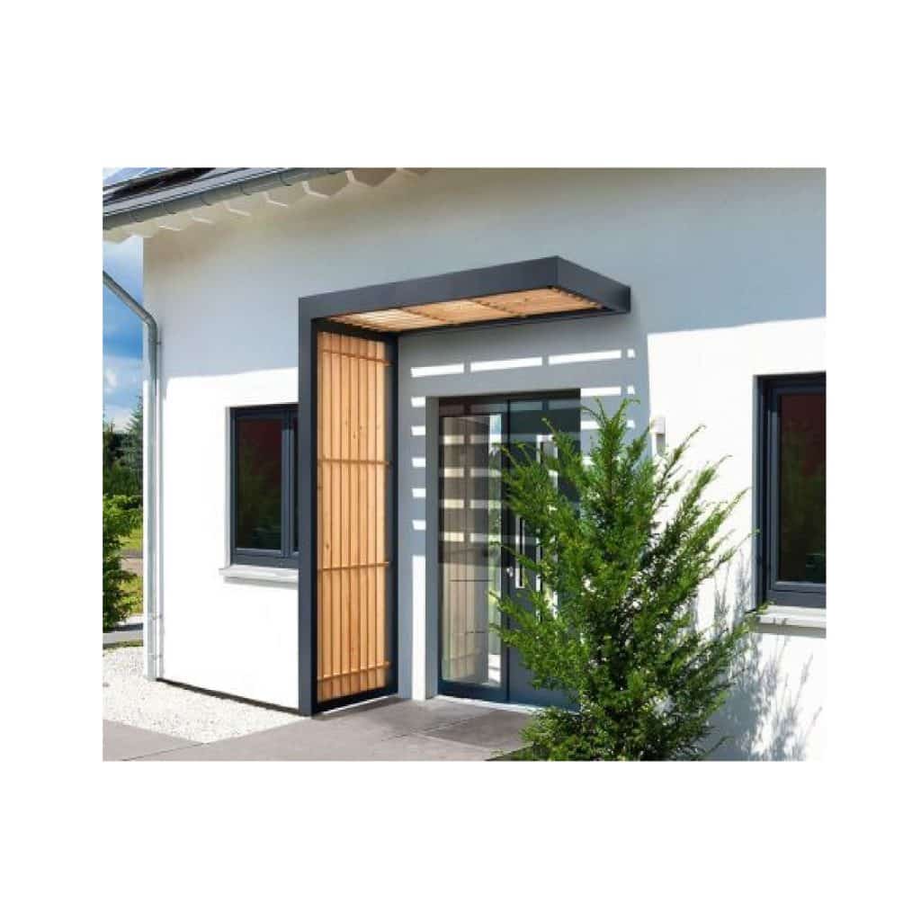 teleskop markise bauhaus Schweng Rechteckvordach Timber konfigurierbar – Schweng Shop
