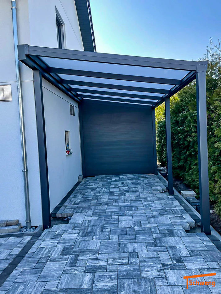 Schweng Seitenwände mit Paneelen, Glas oder Polycarbonat (konfigurierbar)