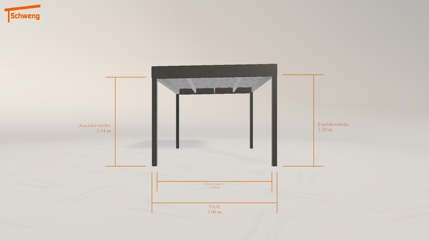 #DE Schweng Flachdachcarport C600 (ID 5m2gj4) #MTG