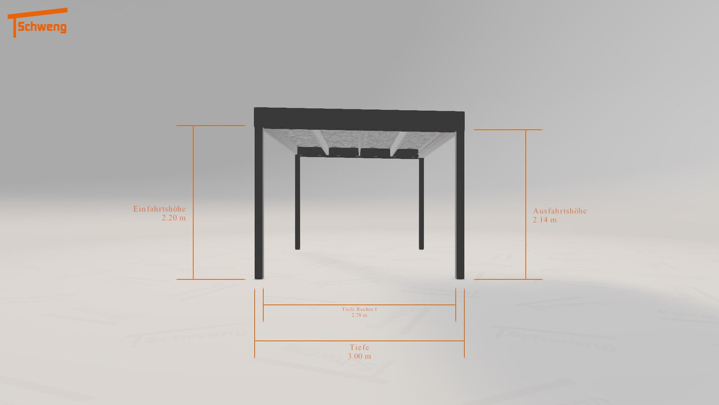 #DE Schweng Flachdachcarport C600 (ID 5m2gj4) #MTG