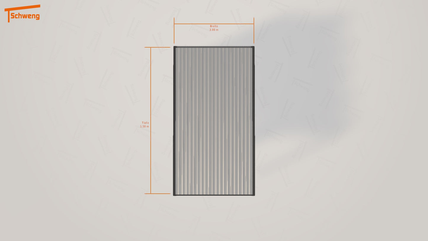#DE Schweng Flachdachcarport C600 (ID 773378)