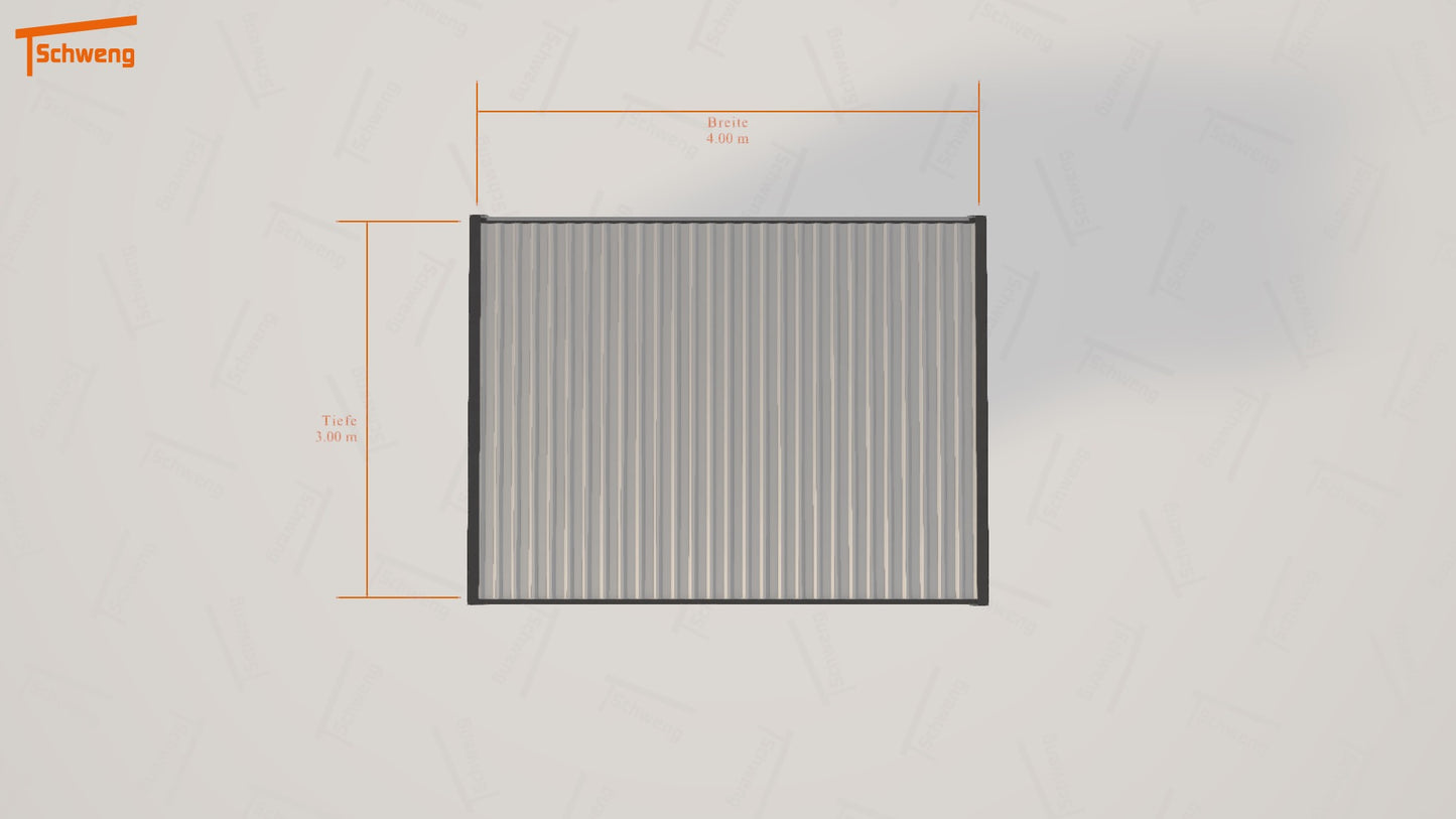 #DE Schweng Flachdachcarport C600 (ID x7vkr4) #MTG