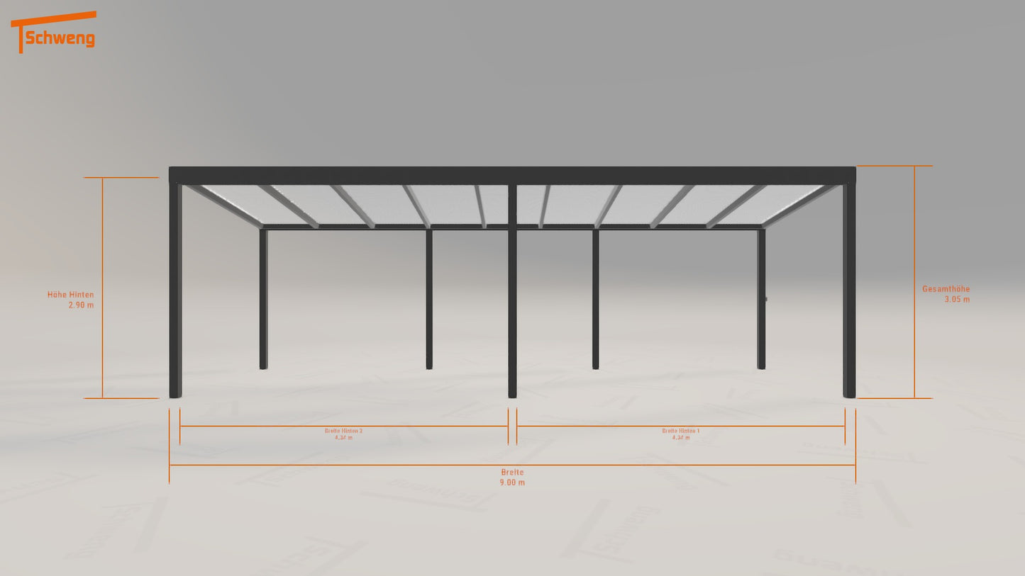 #DE Schweng Pultdachcarport S350 (ID bk9r73)