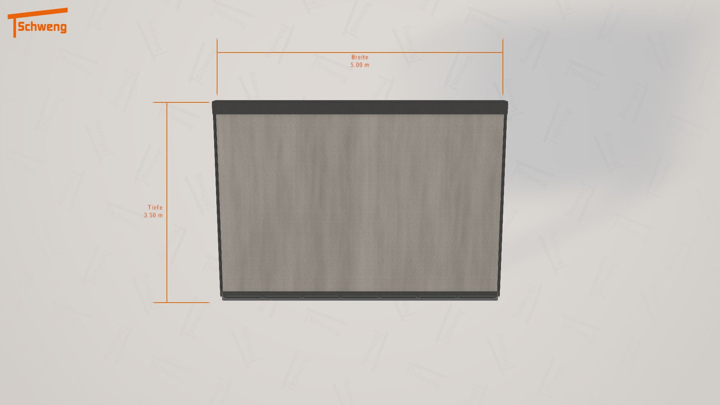#DE Schweng Terrassenüberdachung S350 (ID qdb35k)