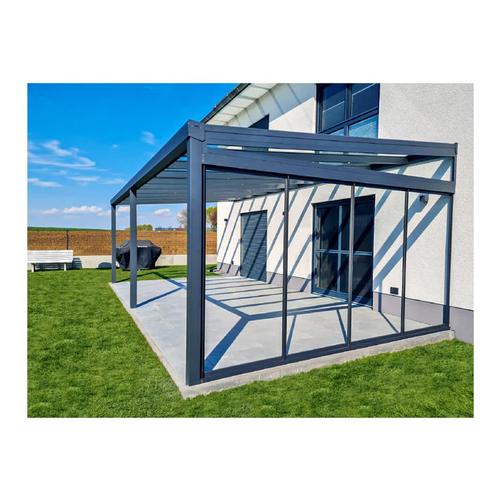 Schweng Seitenwände mit Paneelen, Glas oder Polycarbonat (konfigurierbar)