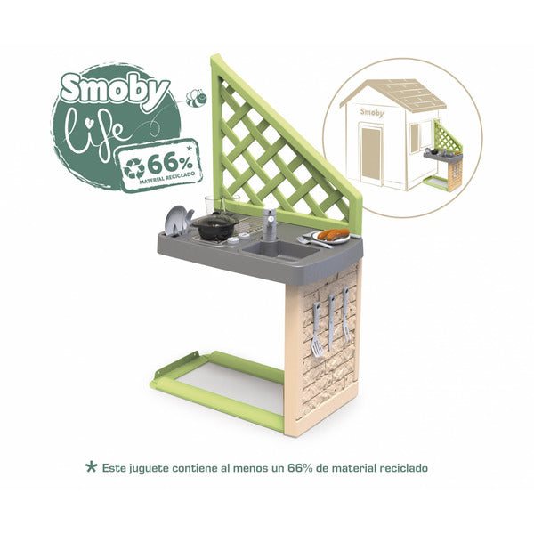 Smoby Life Spielhaus Zubehör Sommerküche, Gartenspielgerät