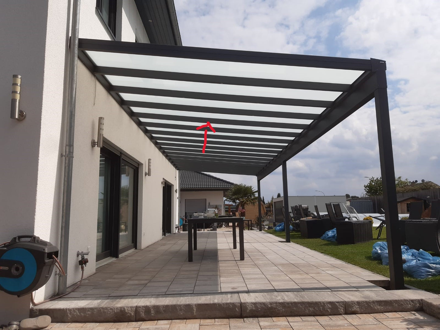 Schweng Seitenwände mit Paneelen, Glas oder Polycarbonat (konfigurierbar)