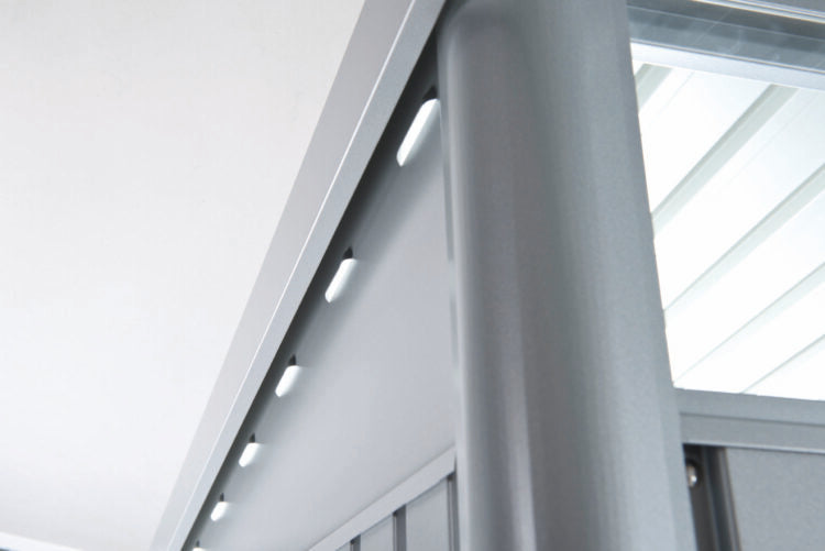 Biohort Gerätehaus AvantGarde® – konfigurierbar - dunkelgrau-metallic