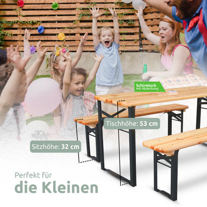 Bierzeltgarnitur - mehrteilig & klappbar - Kinder