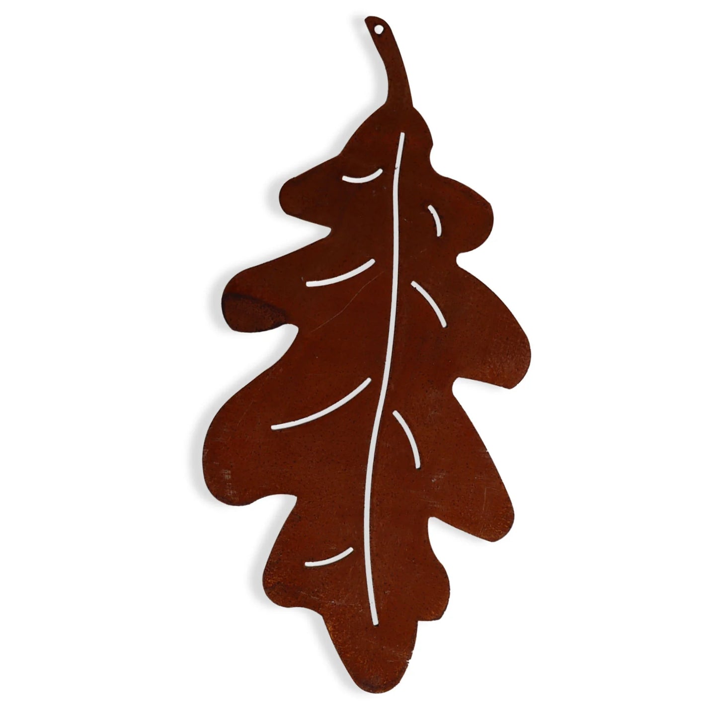 Eichenblatt Herbstdeko Rost | Metalldeko zum Hängen für den Herbst