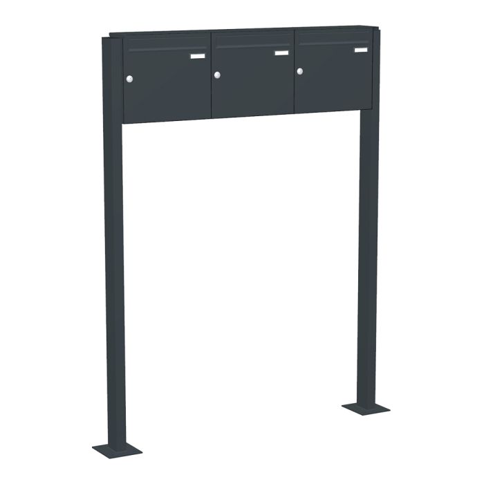 Briefkastenanlage | Freistehend| senkrechte Kästen