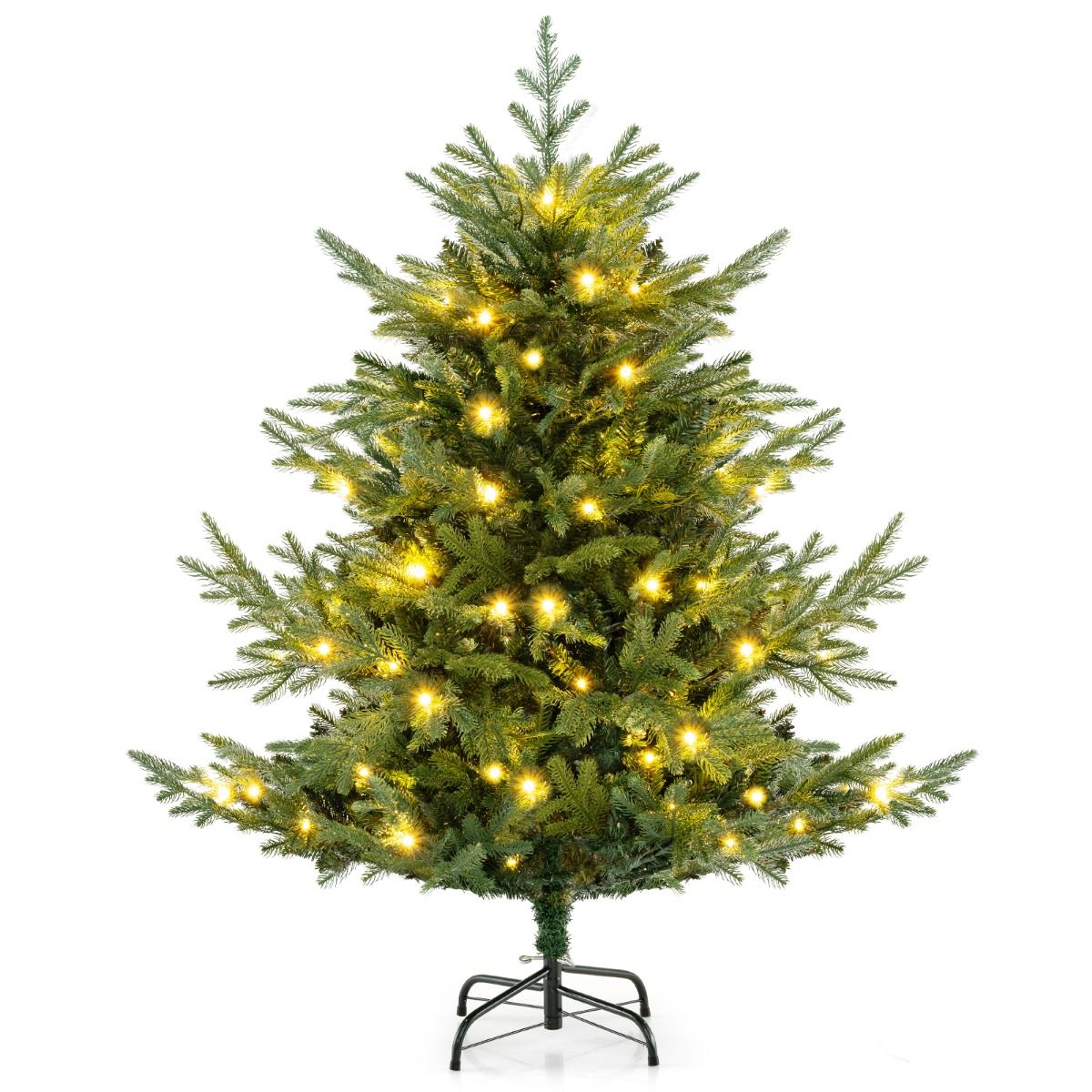 Weihnachtsbaum mit Beleuchtung