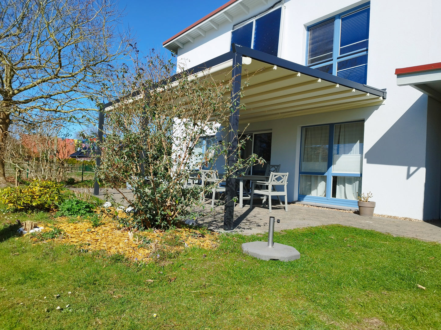 Faltpergola Pergotenda Palladia - Anthrazit DB703