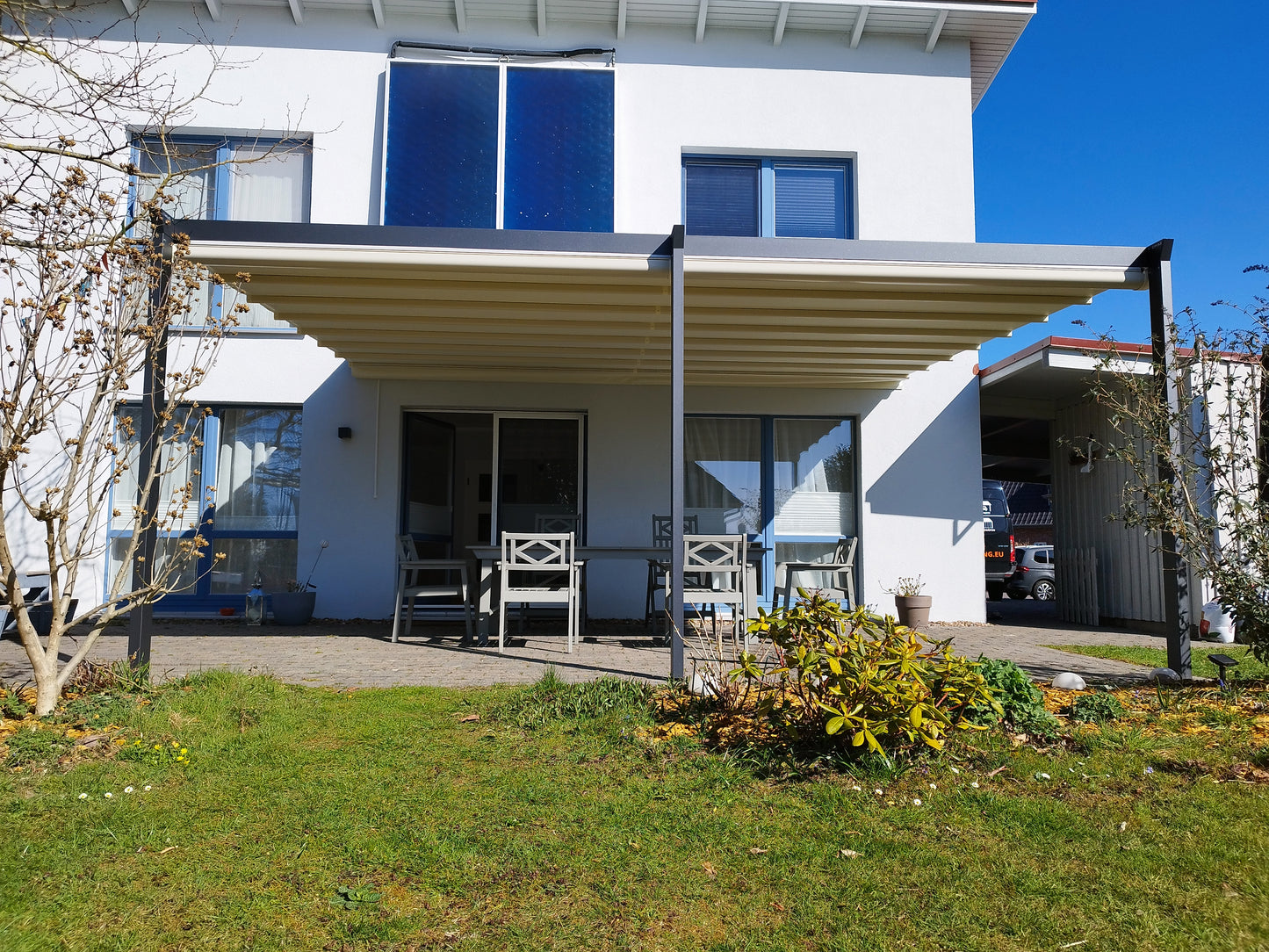 Faltpergola Pergotenda Palladia - Anthrazit DB703