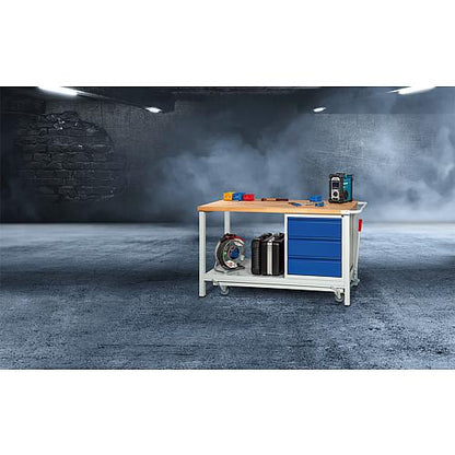 Werkbank mit absenkbarem Fahrgestell RAU 8157 Serie Basic-8