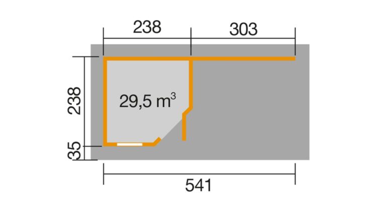 weka Designhaus 213 B, 5-Eck