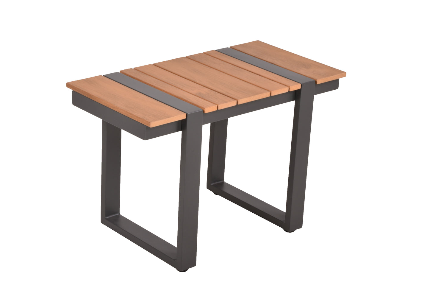 Lounge-Eckgruppe BELMIRA – 6-teiliges Gartenmöbel-Set aus Aluminium, Nonwood und Polyester