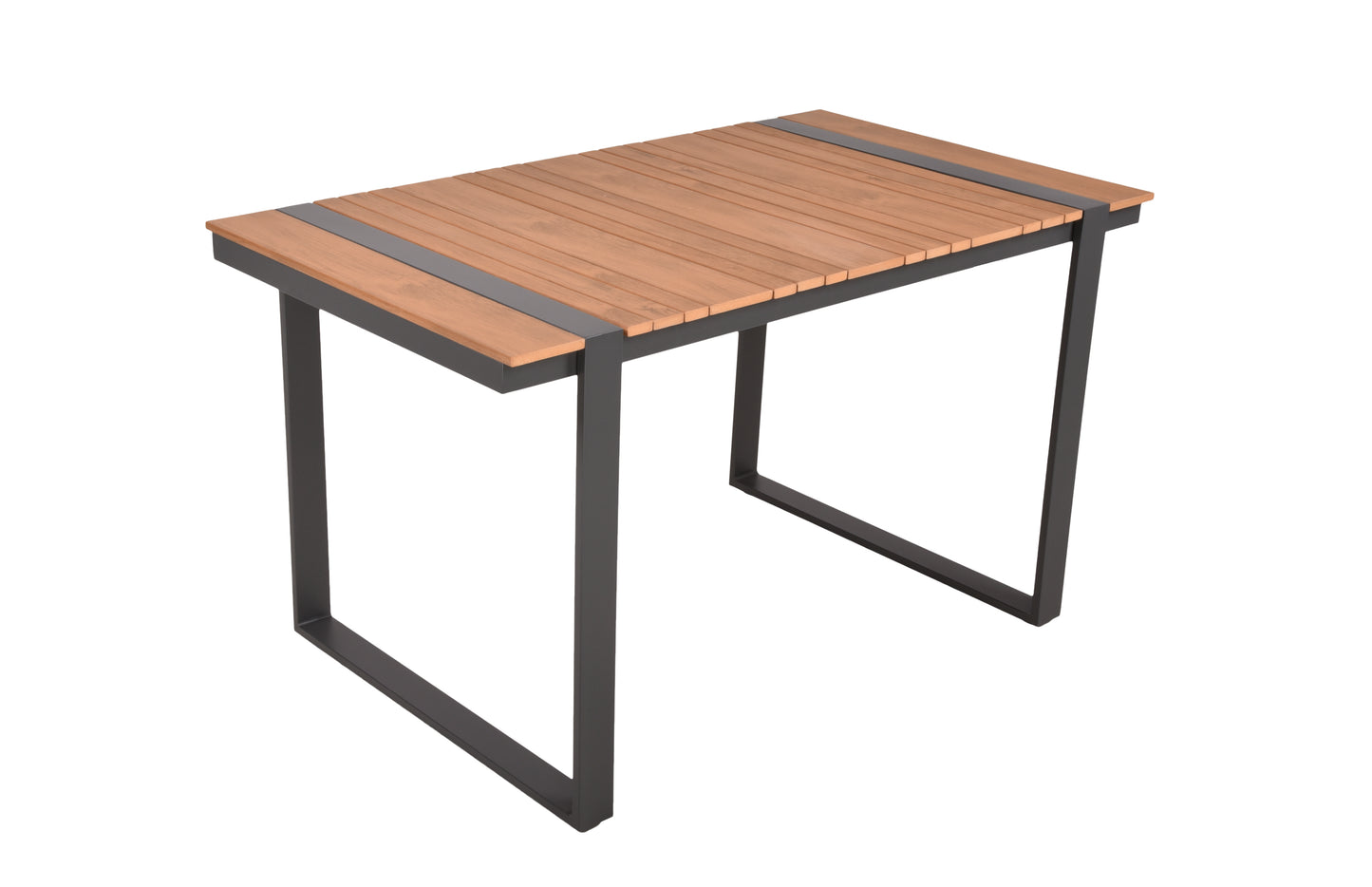 Lounge-Eckgruppe BELMIRA – 6-teiliges Gartenmöbel-Set aus Aluminium, Nonwood und Polyester