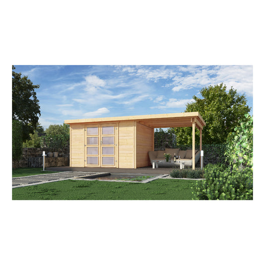 weka Gartenhaus 321 B natur