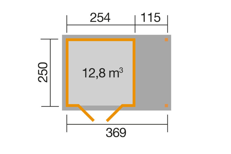 weka Gartenhaus 321 A