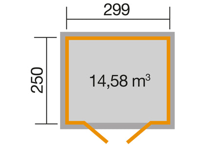 weka Gartenhaus 321