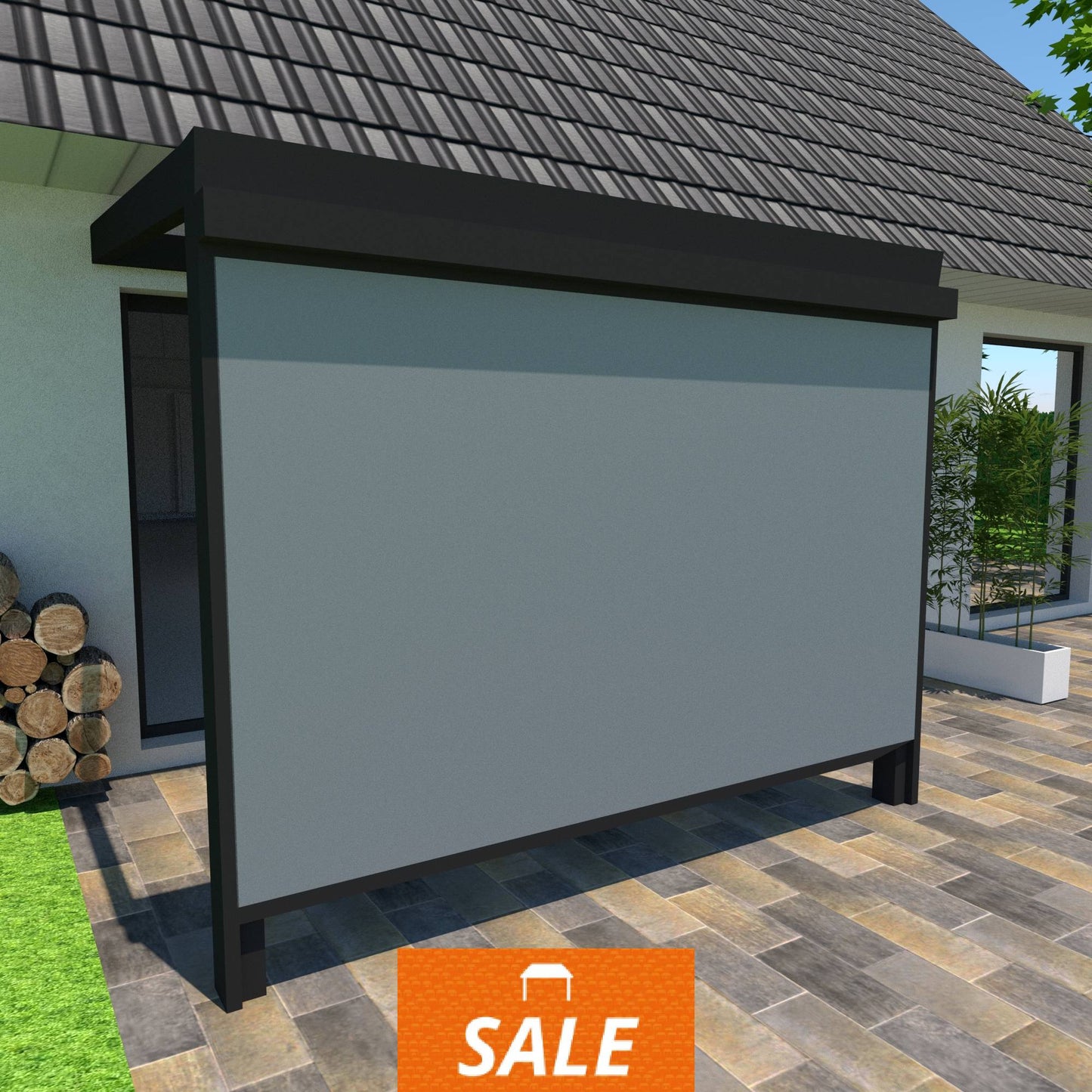 Schweng VSZ 105 Senkrechtmarkise - 2,75m x 2,16m - ohne Montage