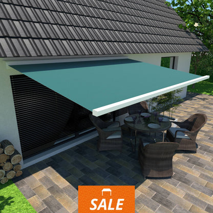 Lewens Look Trentino Kassettenmarkise - 3,50m x 2,50m - ohne Montage