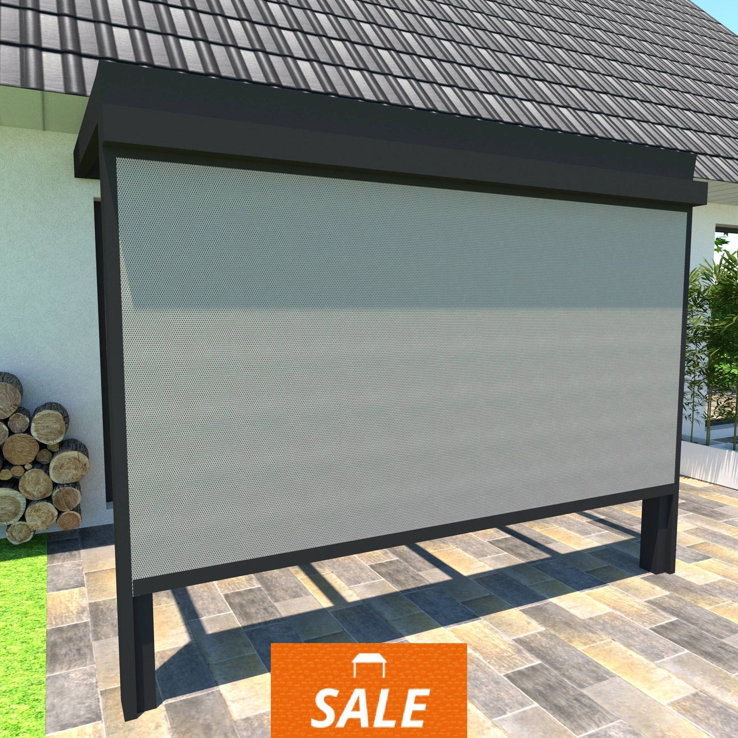 Schweng VSZ 105 Senkrechtmarkise - 2,825m x 1,25m - ohne Montage