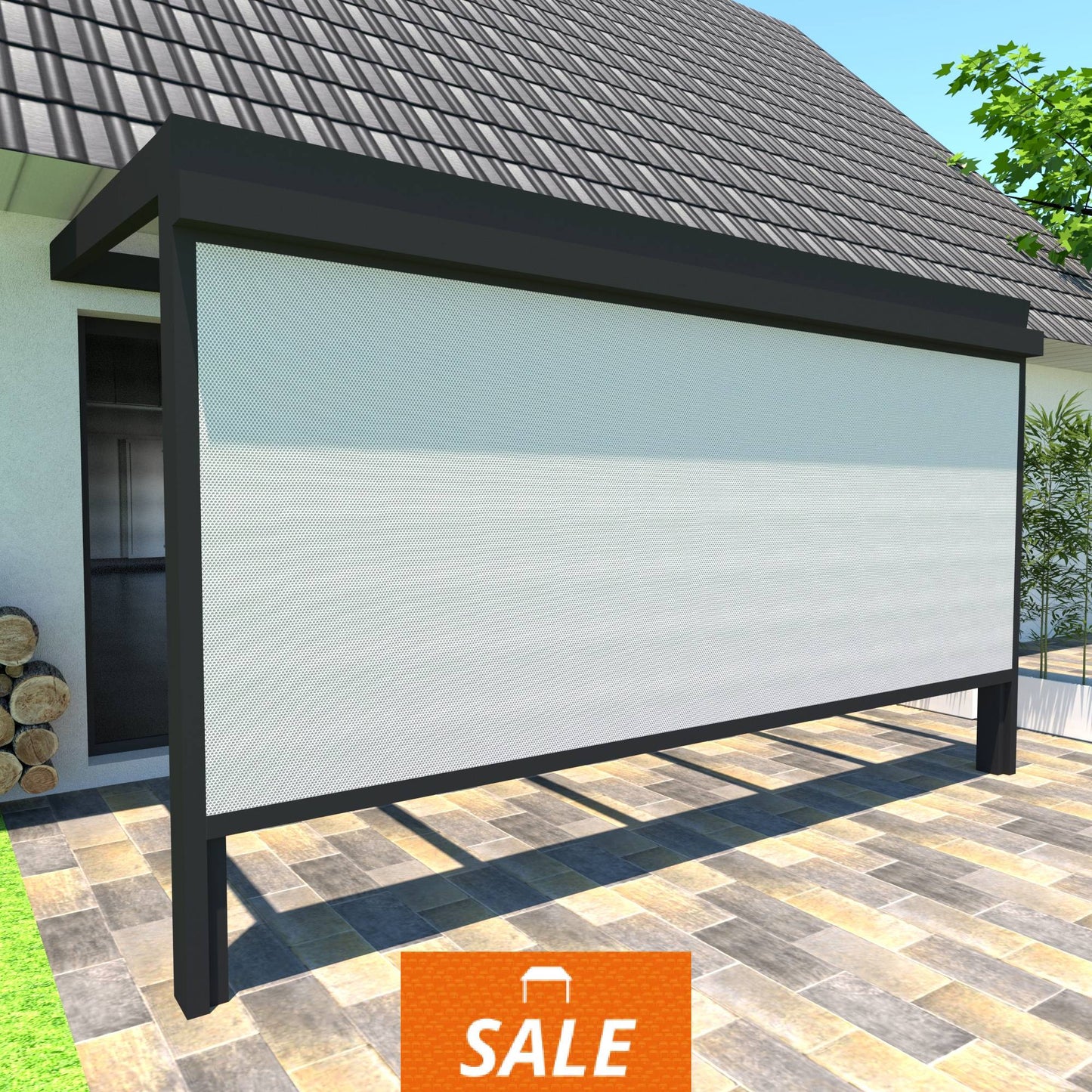 Schweng VSZ 105 Senkrechtmarkise - 3,595m x 2,37m - ohne Montage