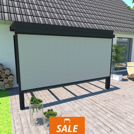 Nova Hüppe Senkrechtmarkise SZ11 - 3,33m x 2,31m - ohne Montage