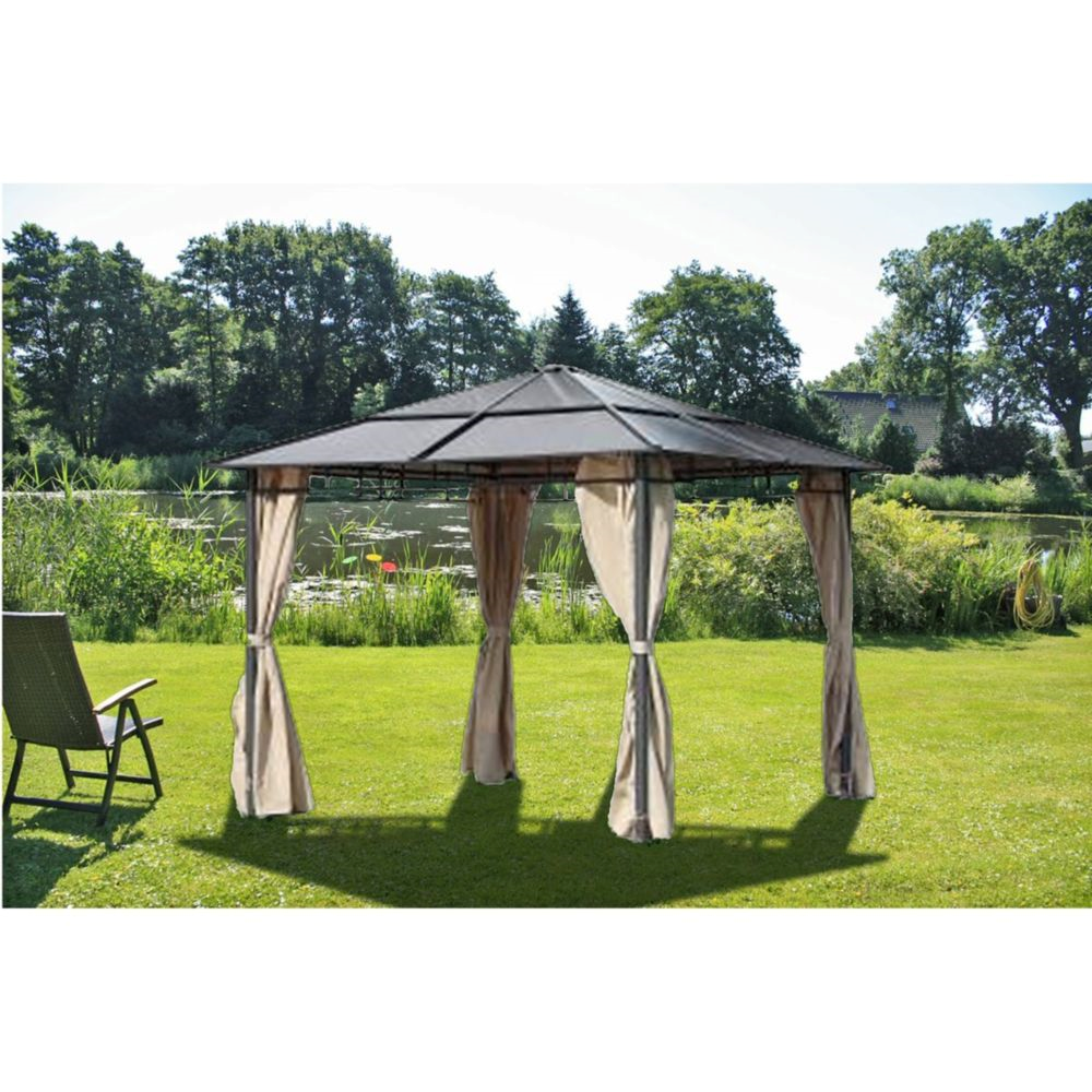 Pavillon NAPA von Harms - Stabiler Sonnen und Regenschutz für Ihren Garten