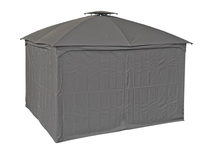 Pavillon KAMA 3,6×3 m – Moderner Gartenpavillon in Anthrazit